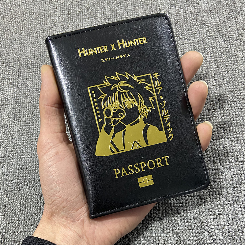 Leather Passport Cover - Anime Hunter X Hunter Passhülle Anime
