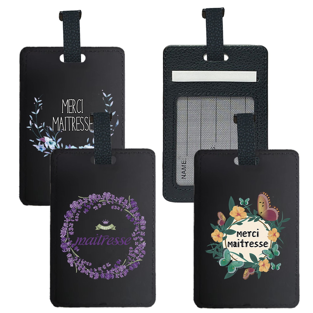 Leather Passport Cover - Tragbarer Pu-Reisegepäckanhänger, personalisierter Leder-Gepäckanhänger, unverzichtbare Reisepasshülle